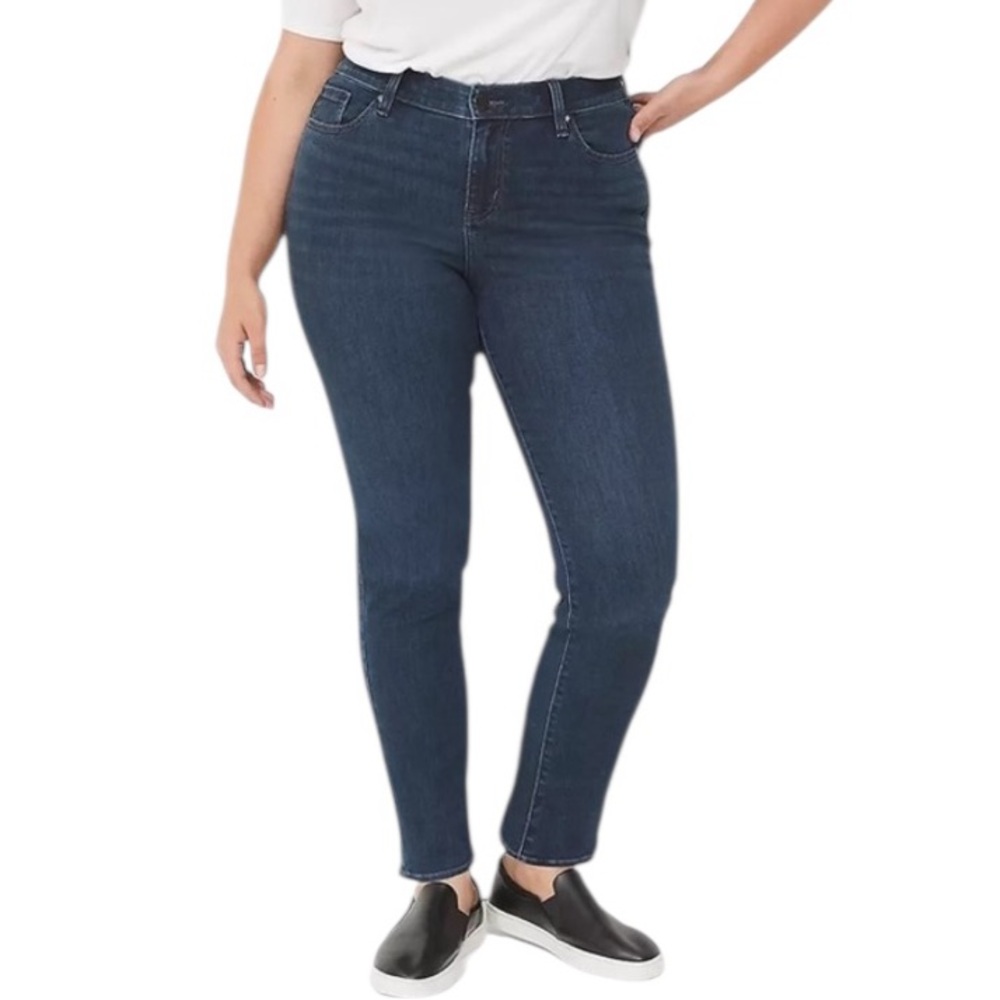 Lane Bryant Dark Wash Super Stretch Signature Fit Skinny Jean 18